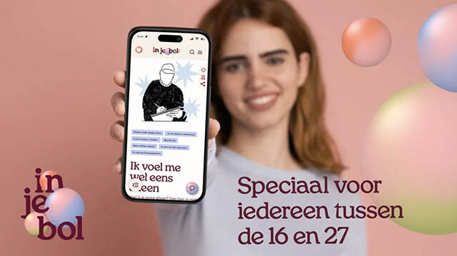 screenshot van de website