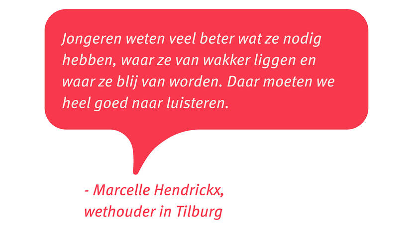 Afbeelding met een quote van Marcelle Hendrickx