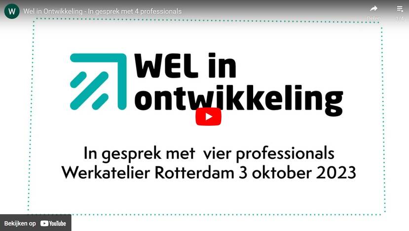 Afbeelding van de youtube-video van WEL in ontwikkeling